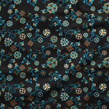Load image into Gallery viewer, Ocean Bloom Cotton Poplin Fabric By the Yard Fabric NBprintex 
