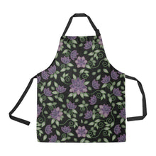 Load image into Gallery viewer, Purple Beaded Rose All Over Print Apron All Over Print Apron e-joyer 
