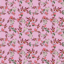 Load image into Gallery viewer, Strawberry Floral Cotton Poplin Fabric By the Yard Fabric NBprintex 
