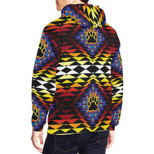 Load image into Gallery viewer, Sunset Bearpaw Blanket All Over Print Hoodie for Men (USA Size) (Model H13) All Over Print Hoodie for Men (H13) e-joyer 
