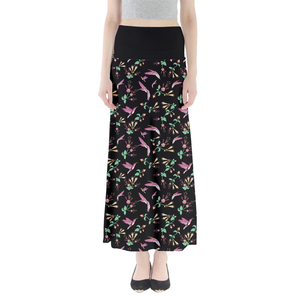 Swift Noir Full Length Maxi Skirt skirts 49 Dzine 
