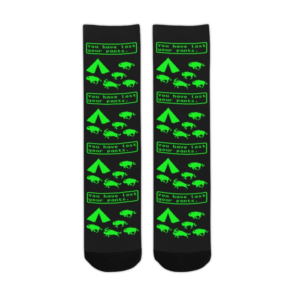 We Aren't Gone Trail Green Screen Trouser Socks (For Men) Trouser Socks e-joyer 